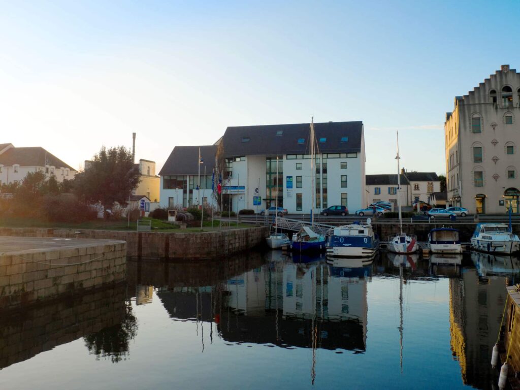 Campus vu du port de Redon