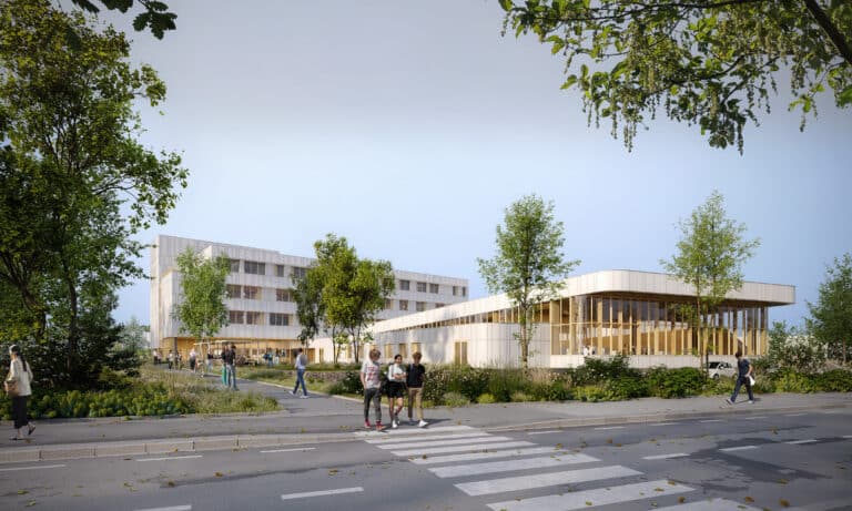 Perspective canal nouveau campus